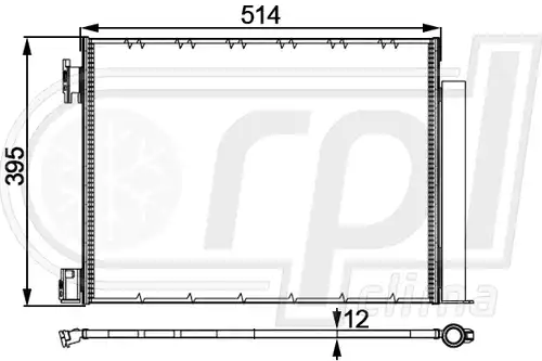 кондензатор, климатизация RPL QUALITY APCDNI0066