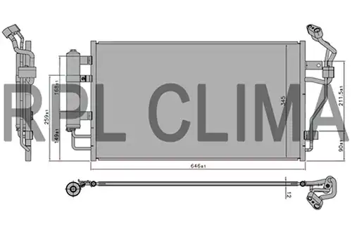 кондензатор, климатизация RPL QUALITY APCDNI5058