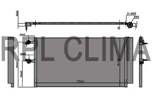 кондензатор, климатизация RPL QUALITY APCDVO5047