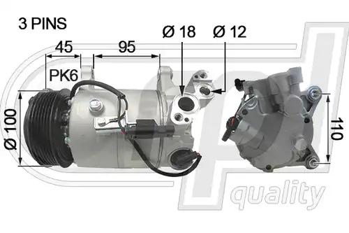 компресор за климатик RPL QUALITY APCOBW5092