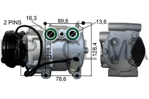 компресор за климатик RPL QUALITY APCOFD0024