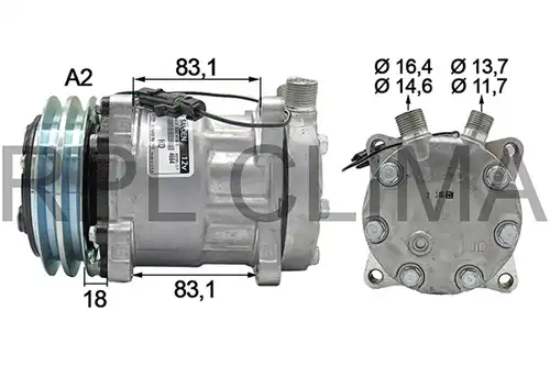 компресор за климатик RPL QUALITY APCOSD0722