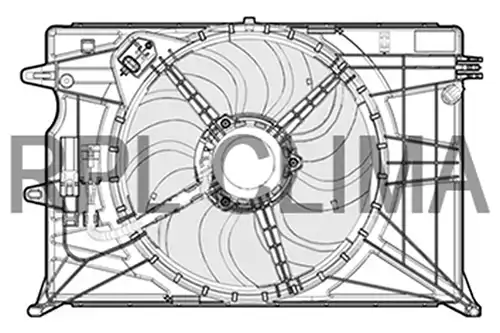 вентилатор, охлаждане на двигателя RPL QUALITY APELFT0078
