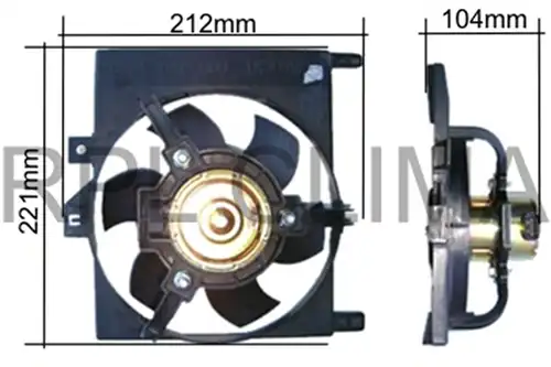 вентилатор, охлаждане на двигателя RPL QUALITY APELSM0001
