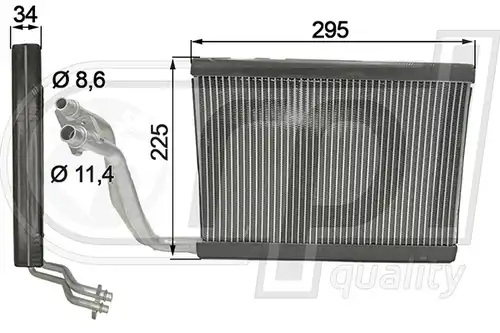 изпарител, климатична система RPL QUALITY APEVBW5024