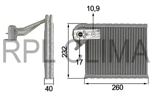 изпарител, климатична система RPL QUALITY APEVCI0037