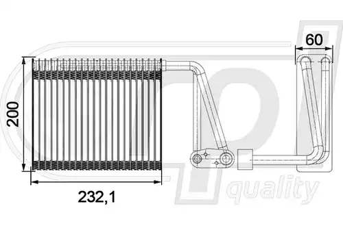 изпарител, климатична система RPL QUALITY APEVRE5026