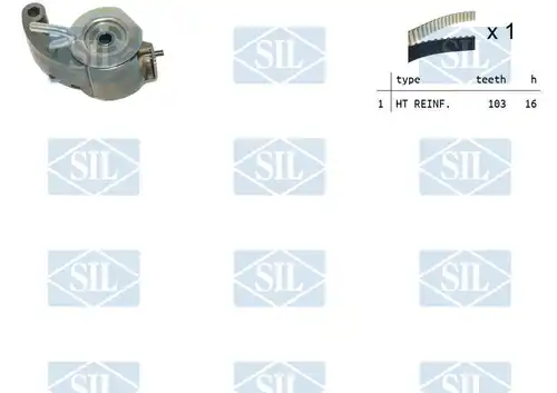 комплект ангренажен ремък Saleri SIL TK1515