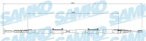 жило за ръчна спирачка SAMKO C0026B