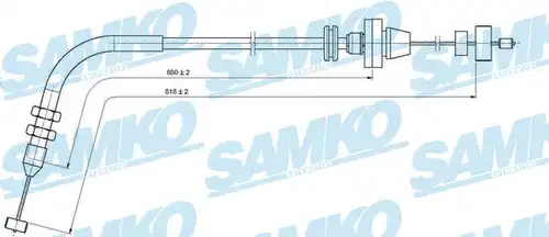 жило за газ SAMKO C0076A