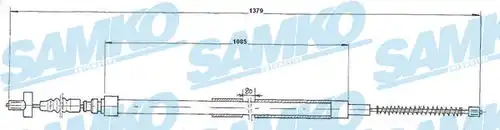 жило за ръчна спирачка SAMKO C0906B