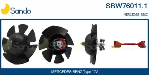 вентилатор вътрешно пространство SANDO SBW76011.1