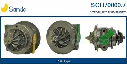 Картридж, турбокомпресор SANDO SCH70000.7