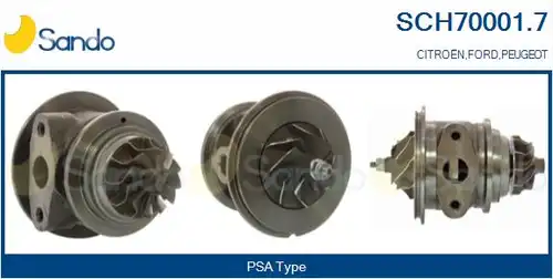 Картридж, турбокомпресор SANDO SCH70001.7