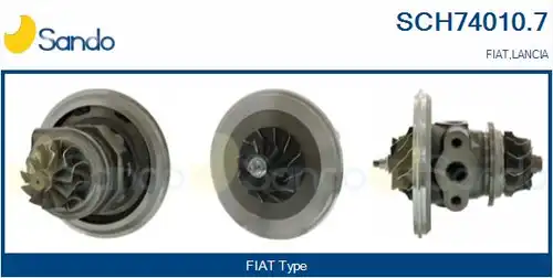 Картридж, турбокомпресор SANDO SCH74010.7