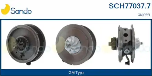 Картридж, турбокомпресор SANDO SCH77037.7