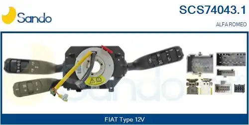 превключвател на кормилната колона SANDO SCS74043.1