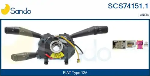 превключвател на кормилната колона SANDO SCS74151.1