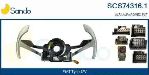 превключвател на кормилната колона SANDO SCS74316.1