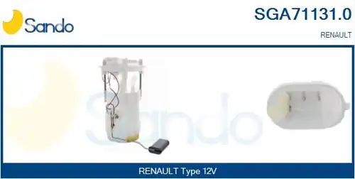 горивопроводен елемент (горивна помпа+сонда) SANDO SGA71131.0