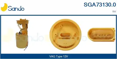 горивопроводен елемент (горивна помпа+сонда) SANDO SGA73130.0