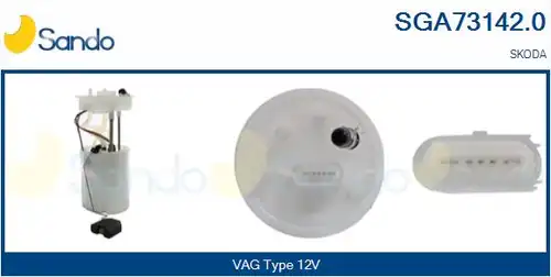 горивопроводен елемент (горивна помпа+сонда) SANDO SGA73142.0