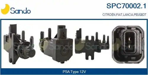 преобразувател на налягане, регулиране на изпускателната сис SANDO SPC70002.1