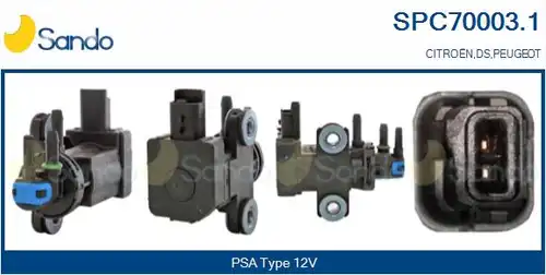 преобразувател на налягане, регулиране на изпускателната сис SANDO SPC70003.1