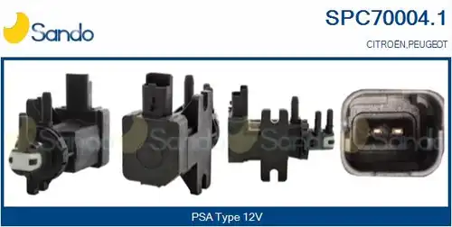 преобразувател на налягане, регулиране на изпускателната сис SANDO SPC70004.1