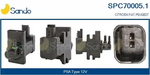 преобразувател на налягане, регулиране на изпускателната сис SANDO SPC70005.1