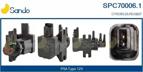 преобразувател на налягане, регулиране на изпускателната сис SANDO SPC70006.1