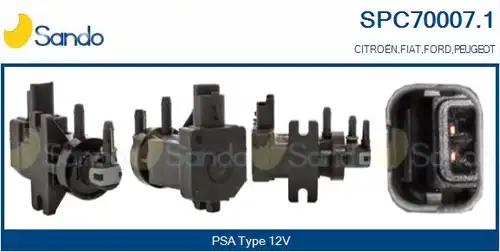 преобразувател на налягане, регулиране на изпускателната сис SANDO SPC70007.1