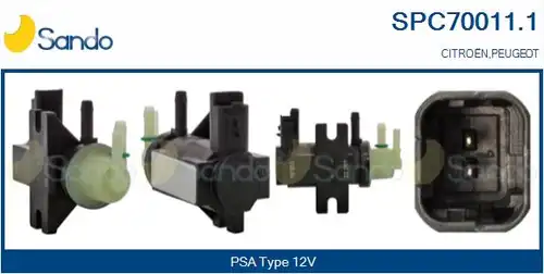 преобразувател на налягане, регулиране на изпускателната сис SANDO SPC70011.1