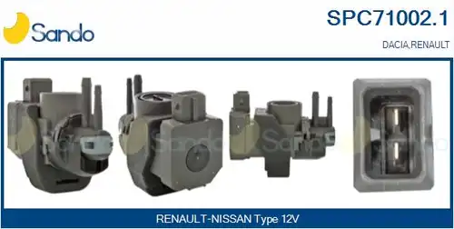 преобразувател на налягане, регулиране на изпускателната сис SANDO SPC71002.1