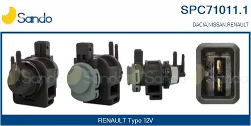 преобразувател на налягане, регулиране на изпускателната сис SANDO SPC71011.1