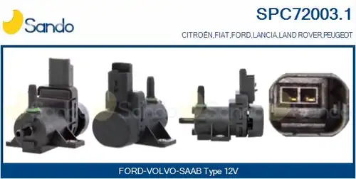 преобразувател на налягане, регулиране на изпускателната сис SANDO SPC72003.1