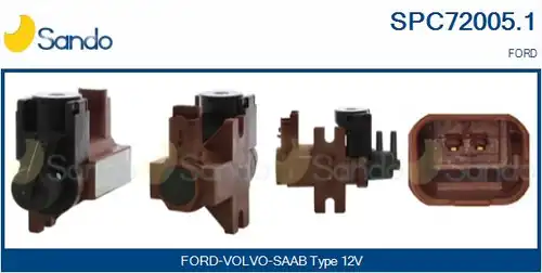 преобразувател на налягане, регулиране на изпускателната сис SANDO SPC72005.1