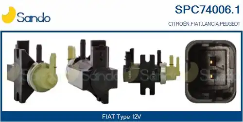 преобразувател на налягане, регулиране на изпускателната сис SANDO SPC74006.1