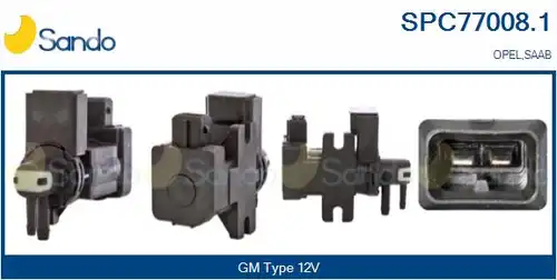 преобразувател на налягане, регулиране на изпускателната сис SANDO SPC77008.1