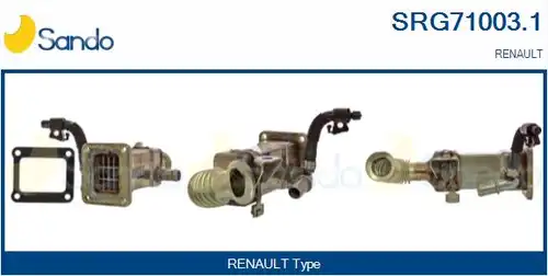Охладител, ЕГР система SANDO SRG71003.1