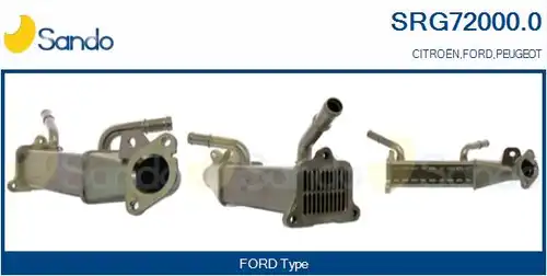 Охладител, ЕГР система SANDO SRG72000.0