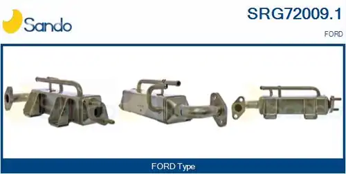 Охладител, ЕГР система SANDO SRG72009.1