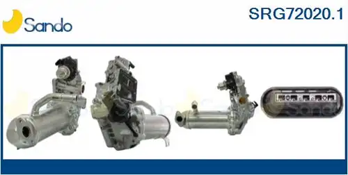 Охладител, ЕГР система SANDO SRG72020.1