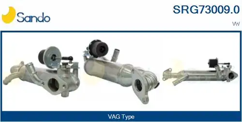 Охладител, ЕГР система SANDO SRG73009.0