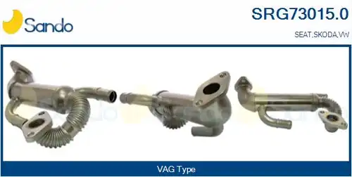 Охладител, ЕГР система SANDO SRG73015.0