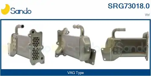 Охладител, ЕГР система SANDO SRG73018.0