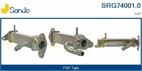 Охладител, ЕГР система SANDO SRG74001.0
