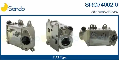 Охладител, ЕГР система SANDO SRG74002.0