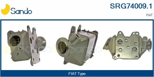 Охладител, ЕГР система SANDO SRG74009.1