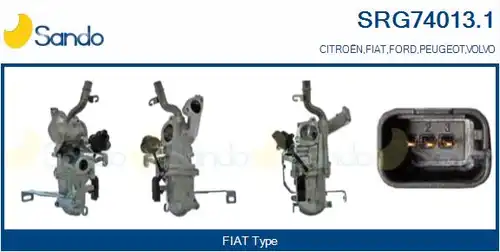 Охладител, ЕГР система SANDO SRG74013.1